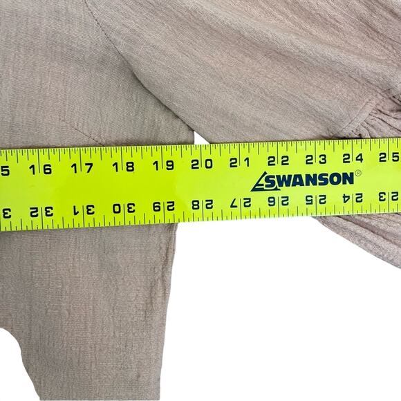 Anthropologie Anama Marjani Blouse Top Womens Small Bell Sleeve Peasant Cottage - Picture 12 of 13